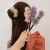2021 New Hair Band Female Flower Bun Lazy Updo Gadget Internet Influencer Pearl Korean Headdress Hair Accessories