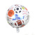 18-Inch round Football Basketball Volleyball Baseball Rugby Aluminum Film Balloon Bar Mall Ball Game Party Layout