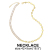 European and American stitching geometric zircon necklace, bracelet set ins personality fashion pig nose clavicle chain