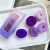 5 Pack Gradient Color Boxed Towel Ring Girl Cute Balls Avatar Rubber Band Small Size Durable Hair Ring Hair Rope