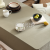 My Nanyang Spring Pure Cotton Wide-Brimmed Tablecloth Modern Simple Solid Color Color Matching Dining Tablecloth round Table Coffee Table Cover Towel