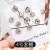 Anti-Unwanted-Exposure Buckle Classic Style Pearl Cufflinks Collar Pin Silk Scarf Versatile Clothing Ornament Accessories for Women Anti-Exposure Brooch