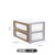 Drawer Desktop Storage Box Cosmetics Storage Box Student Dormitory Office Large Capacity Organizing Cabinet Storage Rack