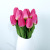 Factory Wholesale Tulip Artificial Flower Bouquet Fake Flower High-End Bedroom Decoration Living Room Decoration Dining Table Top Indoor