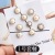 Anti-Unwanted-Exposure Buckle Classic Style Pearl Cufflinks Collar Pin Silk Scarf Versatile Clothing Ornament Accessories for Women Anti-Exposure Brooch