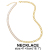 Zircon necklace bracelet simple cold style personality stitching set