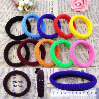 Extra Large High Elastic Color Hair Band Seamless Super Soft Rubber Band Crane Machine Clip Doll Drawstring 30 Pieces