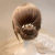 Lazy Updo Gadget Bun New Hair Band Imitation Shell Flower Pearl Bun Female Korean Style All-Match Net