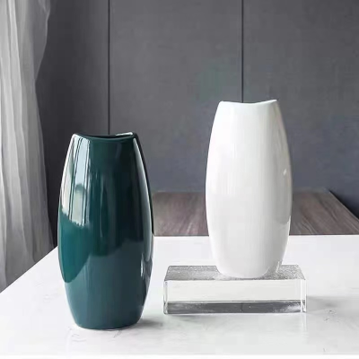 Gaobo Decorated Home Nordic Simple Modern Kitchen Living Room Vase Home Daily Hotel Flower Arrangement Ceramic Vase