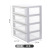 Drawer Desktop Storage Box Cosmetics Storage Box Student Dormitory Office Large Capacity Organizing Cabinet Storage Rack