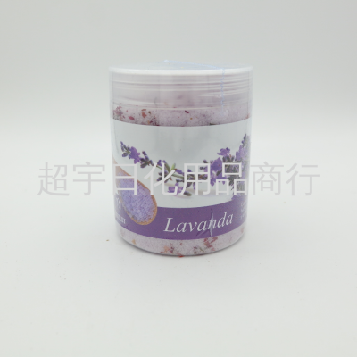 Foreign Trade Cross-Border Lavender Bath Dry Salt Bath Bath Salt Remove Body Cutin Smooth Skin 350G