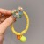 Fluorescent Color Ins Girls Elegant Cute Color M & Amp; M Beans round Peach Heart Female Hair Rope Hair Rope Hair Ring