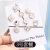 Anti-Unwanted-Exposure Buckle Classic Style Pearl Cufflinks Collar Pin Silk Scarf Versatile Clothing Ornament Accessories for Women Anti-Exposure Brooch