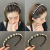 New Adult Wave Headband Bangs Broken Hair Organize Fantastic Internet Influencer Pearl Face Wash Hair Band TikTok Same Style Hair Generation