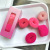 5 Pack Gradient Color Boxed Towel Ring Girl Cute Balls Avatar Rubber Band Small Size Durable Hair Ring Hair Rope