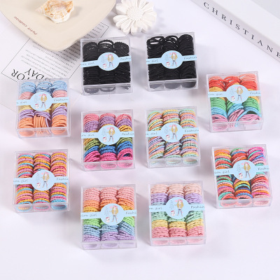 Korean Style Headband Student Hair Band Small Top Cuft Children's Thumb Hair Ring Box Small Rubber Band Wholesale