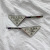 INS Style Geometric Triangle Letter Barrettes Korean Bangs Clip Hairpin Girl Cool Word Clip