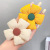 Flower Hair Band Sweet Hair Accessories Women's Simple Hair Ring Internet Celebrity Large Intestine Ring Balls Hair Rope