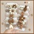 Plush Hair Ring Milk Coffee Color Bow Flower Style Hair Band Suit Internet Celebrity Same Style Delivery Supported