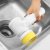 Household Multi-Functional Cleaning Electric Brush Kitchen Dishwashing Cleaning Gadget Bathroom Brush Hanging and Pressing