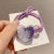 Korean Starry Sky Dream Colored Glaze Magic Color Acrylic-Based Resin Love Rubber Band Hair Rope Ponytail Rope Hair Ring