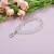 [Factory Direct Sales] Transparent Glass Pearl 8mm round Beads Bear Small Short Chain Keychain DIY Ornament Accessories