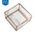 Factory Direct Sales Wholesale Jewelry Box Jewelry Box Ring Box Glass Case Glass Storage Box Mixed Batch Delivery