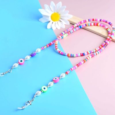 Eye Chain Mask Chain Bluetooth Headset Chain Manufacturers Halter Anti-Lost Long New Hot Polymer Clay Series