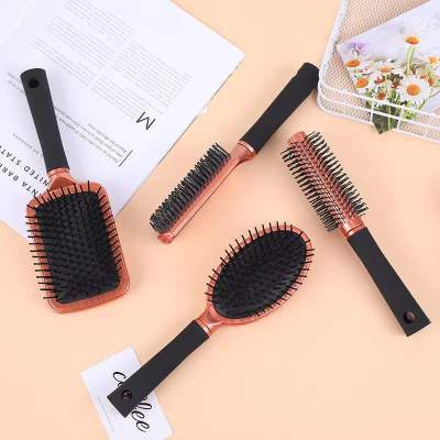 Air Cushion Comb Black Elastic Paint Airbag Comb Anti-Static Hair Styling Comb Household Men and Women Scalp Massage Comb