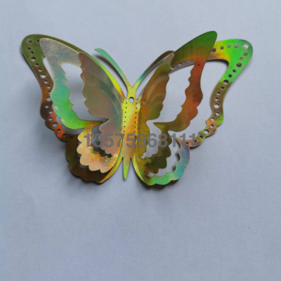 3D Three-Layer Three-Dimensional Butterfly Stickers Net Red Butterfly Stickers