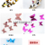 3D Butterfly Mirror Plate Decorative Sticker Paper Net Popular Party Supplies Decoration Stickers