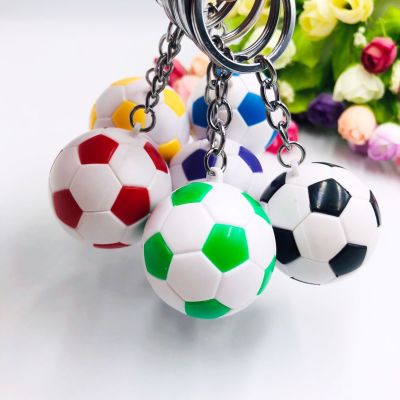 Mini Simulation Football Key Ring Pendant Sports Ornaments Fans Small Gifts Cross-Border Supply