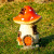 Cross-Border Hot Selling Resin Mushroom House Solar Lamp Garden Decoration Mini Resin Ornament Resin Small Crafts