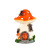 Cross-Border Hot Selling Resin Mushroom House Solar Lamp Garden Decoration Mini Resin Ornament Resin Small Crafts