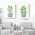 Green Plant Landscape Painting Hallway Oil Painting Plant Corridor Cloth Painting Master Bedroom Hanging Painting Leaves Fresh Potted Painting
