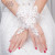 Bridal Wedding Dress Fingerless Gloves Lace Hollow-out Long/Short Gloves Strap Diamond-Embedded with Bowknot Gloves