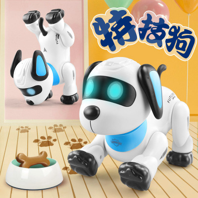 Intelligent Robot Dog Remote Control Toy Puppy Dog Walking Stunt Electric Electronic Robot Boy Children Programming