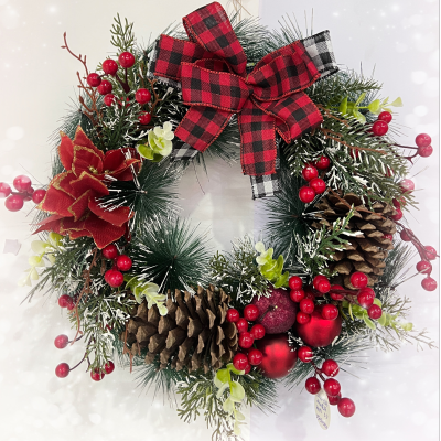 Factory Direct Sales Christmas Garland Decorations Showcase Tool Christmas Mall Layout Christmas Wreath