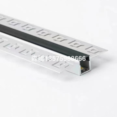 LED Line Light Linear Lamp Linear Lamp Aluminum Alloy Embedded Concealed Lamp with Card Slot Linear Lamp Factory Wholesale