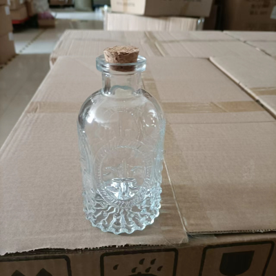 [Factory Direct Sales] Glass Aromatherapy Bottles Flower Reagent Glass Bottle Retro Small Vase
