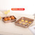 Factory Wholesale Baking Mold Rectangular Ovenware Deepening Non-Stick Ancient Morning Snowflake Crisp Chicken Wings Heavy Steel Cake Mold