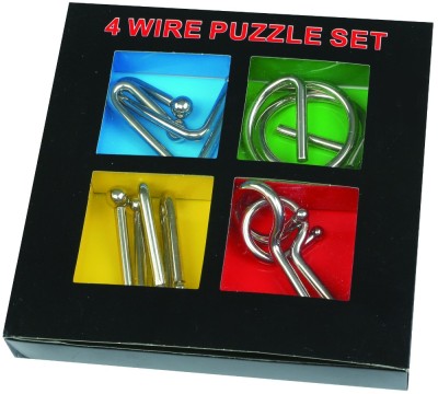 Educational Toy Set Alloy Unlock Game For Kids Metal Wire Pu
