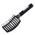 New Hollow Big Curved Comb Plastic Comb Hairdressing Comb Hair Curling Comb Straight Hair Plastic Comb