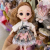 New Machine Edge 17cm Barbie Doll Keychain Pendant Activity Link 3D Eye Changing Doll Gift Set