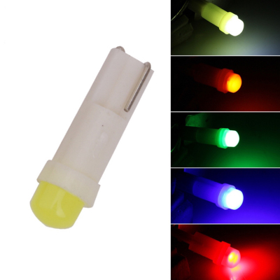 Car Bulb T5 Car Led Instrument Light Makeup Light T5 1smd 3D Astigmatism Cob Indicator Light