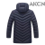 Men's Thin Hooded down Cotton Coat