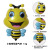 Aluminum Film Balloon Party Decoration Balloon Batch Bumblebee Mantis Ant Gecko 18-Inch round Insect Birthday Balloon