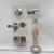 Public Toilet Partition Hardware Accessories Set Stainless Steel Public Toilet Compartments Indicator Lock Hinge Support