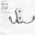 Zinc Alloy Clothes Hook Single Hook Wall Hanger Household Door Back Clothes Hook Closet Clothes Hook Clothes Hook Single