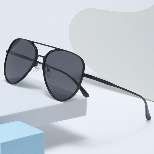 new aluminum magnesium sunglasses male pilot frog mirror intelligent color changing sun eye female mirror douyin anchor sunglasses